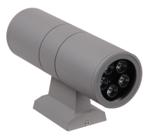 Светильник светодиодный архитектурный ДБУ PWL-26090/24D 2x5Вт 6500К IP65 фасадный серый  1018601A  Jazzway