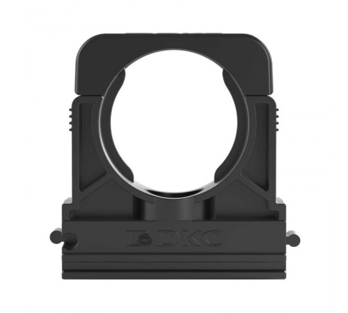 Держатель с крышкой DN 23 мм, полиамид, цвет чёрный  PASW23N  DKC