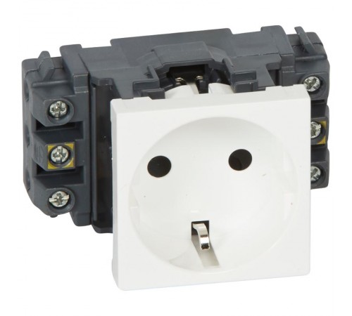 Розетка Mosaic 2М 2P+Т нем.стд.  077601  Legrand