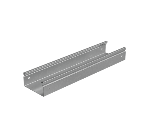 Лоток неперф. 50х100х1,2 L2500 мм "Стандарт ПЛЮС" INOX304  LNEplus50-100-1.2-2500 INOX304  КМ-Профиль