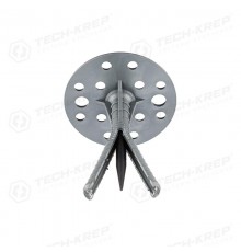 Дюбель для теплоизоляции с пласт. гвоздём (IZO) 10х80 (1000 шт) - накл. ( 10,62 кг)  124890  Tech-KREP