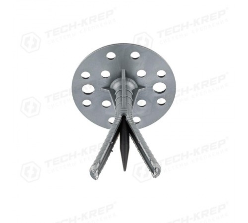 Дюбель для теплоизоляции с пласт. гвоздём (IZO) 10х80 (1000 шт) - накл. ( 10,62 кг)  124890  Tech-KREP