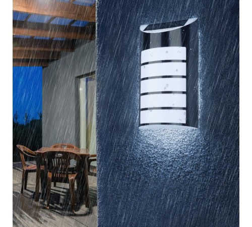 ERAFS024-40 Фасадная подсветка Сталь, на солнечной батарее, 5LED, 17lm  Б0044254  ЭРА