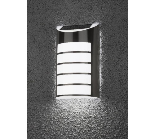 ERAFS024-40 Фасадная подсветка Сталь, на солнечной батарее, 5LED, 17lm  Б0044254  ЭРА