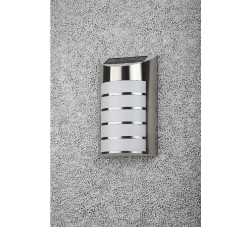 ERAFS024-40 Фасадная подсветка Сталь, на солнечной батарее, 5LED, 17lm  Б0044254  ЭРА