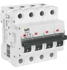 Выключатель автоматический четырёхполюсный M10N 4P Z 16А 10кА ARMAT  AR-M10N-4-Z016  IEK