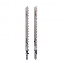 Пилка для электролобзика по дереву KRANZ T301DL 132 мм 6 зубьев на дюйм 6-85 мм (2 шт./уп.) KR-92-0314  Kranz