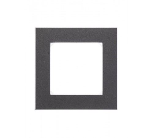 ABB Levit Сталь / дымчатый чёрный Рамка 1-ая  3901H-A05010 69W  2CHH015010A6069  ABB