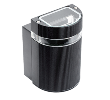 Светильник садово-парковый Enigma настенный архитектурный, GU10, 100*105*155mm, 170-240V / 50Hz, 1xMax.50W, IP54  GD160  Gauss