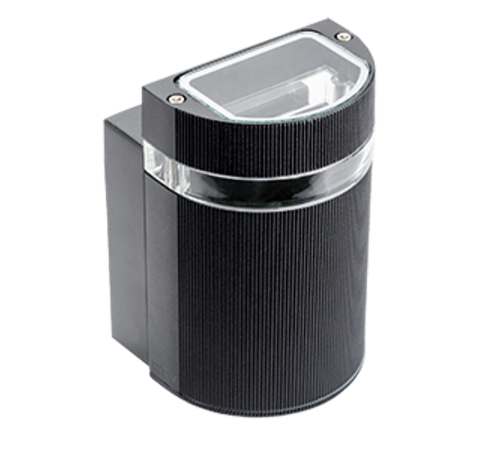 Светильник садово-парковый Enigma настенный архитектурный, GU10, 100*105*155mm, 170-240V / 50Hz, 1xMax.50W, IP54  GD160  Gauss