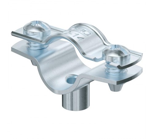 Крепежная скоба дистанционная 12-14 мм (с резьбовым соединением M6) с гальваническим покрытием  1362414  OBO Bettermann