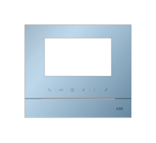 Рамка для абонентского устройства 4,3, голубой глянцевый  2TMA070130L1011  ABB