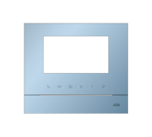 Рамка для абонентского устройства 4,3, голубой глянцевый  2TMA070130L1011  ABB