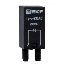 Модуль защитный c варистором 230В AC для промежуточных реле RP AVERES  rp-u-230AC  EKF