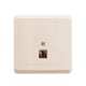 Этюд Кремовый С/У Розетка телефонная 1-ая  TELC-001K  SE