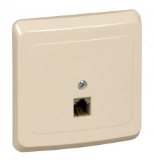 Этюд Кремовый С/У Розетка телефонная 1-ая  TELC-001K  SE