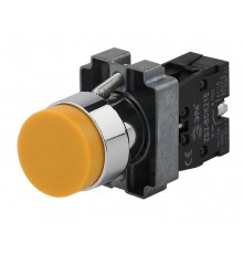 Кнопка управления LAY5-BL51 без подсветки желтая 1з (20/200/6000)  Б0045674  ЭРА