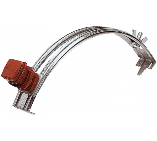 Держатель проводника круглого 6-8 мм для конька коричневый, оцинк.91031Ezetek