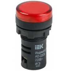 Лампа AD22DS(LED)матрица d22мм красный 230В    BLS10-ADDS-230-K04  IEK
