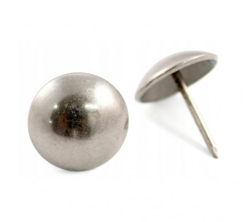 Гвозди декоративные Сфера 9,5 мм, 1,3х16 мм, Никель (30шт) - пакет   130861  Tech-KREP