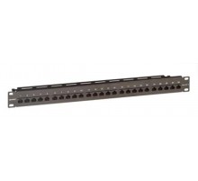 Патч-панель телефонная 19",1U,CAT3, 25 портов RJ45  RN3PP251BK  DKC