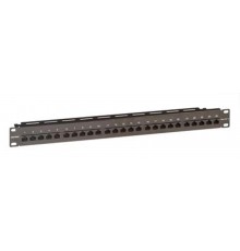 Патч-панель телефонная 19",1U,CAT3, 25 портов RJ45  RN3PP251BK  DKC