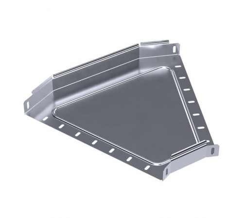 Угол горизонтальный 45 градусов Стандарт INOX (AISI 316) 400х50  PR16.3446  Промрукав