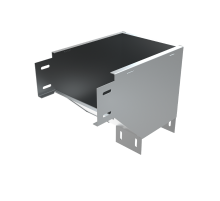 Угол вертикальный внешний R 50х100 мм с разворотом трассы на 90 град  VLPD90-50-100-R  КМ-профиль