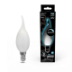 Лампа светодиодная Filament Свеча на ветру 9W 610lm 4100К Е14 milky диммируемая LED 1/10/50  104201209-D  Gauss