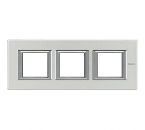 Рамка 2х3П 71мм горизонтальная Алюминий Axolute  HA4802M3HXC  Legrand
