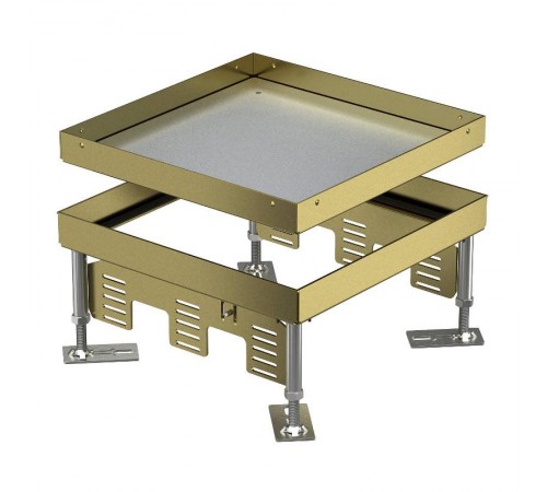 Кассетная рамка RKN2 ном.размер 9 243x243 мм (латунь) (RKN2 9 MS 20)  7409022  OBO Bettermann