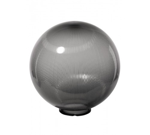 Рассеиватель для садово-паркового светильника шар ПММА 400 мм дымчатый призма (байонет 145 мм)  SQ0321-0238  TDM