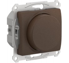 Glossa Шоколад Светорегулятор (диммер) повор-нажим, LED, RC, 315Вт, механизм  GSL000830  SE