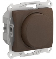 Glossa Шоколад Светорегулятор (диммер) повор-нажим, LED, RC, 315Вт, механизм  GSL000830  SE