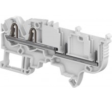 Клемма втыч. ZDK2.5-22, 2,5 мм?, 2 заж. + 2 раз.  1SNK805010R0000  TE