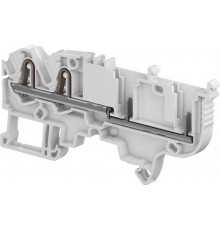Клемма втыч. ZDK2.5-22, 2,5 мм?, 2 заж. + 2 раз.  1SNK805010R0000  TE