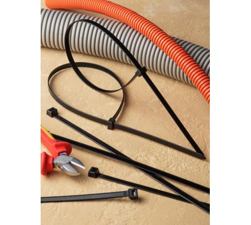 Хомут P6.6 стандартный (ч), 8.8x610 (100шт) FlexLock PROxima  plc-fl-ctsb-8.8x610  EKF