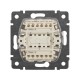 Valena Алюминий Выключатель 2-х клавишный  770105  Legrand
