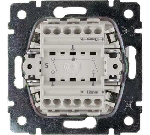 Valena Алюминий Выключатель 2-х клавишный  770105  Legrand