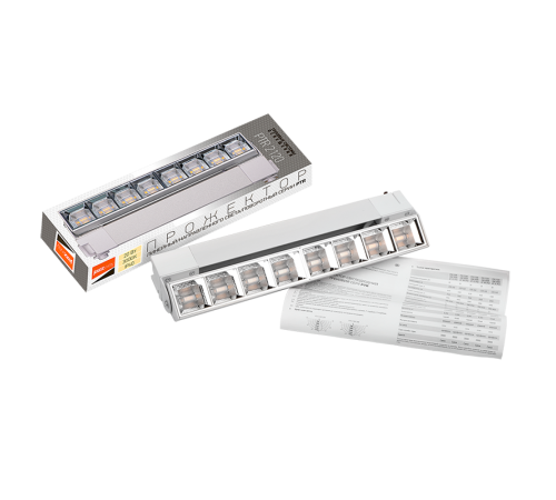 Светильник светодиодный трековый однофазный PTR 2120R 20w 3000K 60° WH (белый) 270мм IP40  .5035331  JAZZWAY