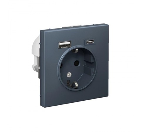 ArtGallery Грифель Розетка 16А с 2 USB A+C, 5В/2,4А/3,0А, 2х5В/1,5А, механизм  GAL000732  SE