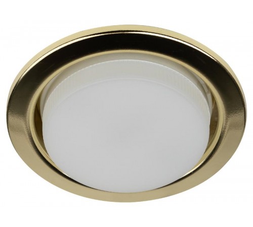 Светильник встраиваемый точечный под лампу GX53 KL35 GD /1 (к) 220V,13W золото  Б0049008  ЭРА