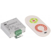 Контроллер с ПДУ радио MONO 1 канал 12В 10А 120Вт белый  LSC1-MONO-120-RF-20-12-W  IEK