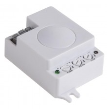 Датчик движения потолочный микроволновый ДДПМ 02, 180 (гориз)/360 (верт), 1200 Вт, 10-2000 Лк, 3-10 м, 10-900 сек. 5,8 ГГц  11-9217  REXANT