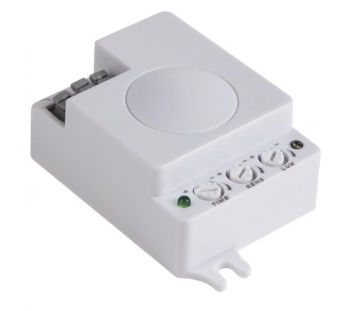 Датчик движения потолочный микроволновый ДДПМ 02, 180 (гориз)/360 (верт), 1200 Вт, 10-2000 Лк, 3-10 м, 10-900 сек. 5,8 ГГц  11-9217  REXANT