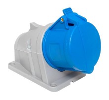 Розетка стационарная наружная 123 2Р+РЕ 32А 220В IP44 EKF PROXIMA  ps-123-32-220-PRO  EKF
