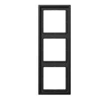 Рамка для вертикальной и горизонтальной установки, 3 поста; металл; dark; Aluminium  AL2983D  Jung