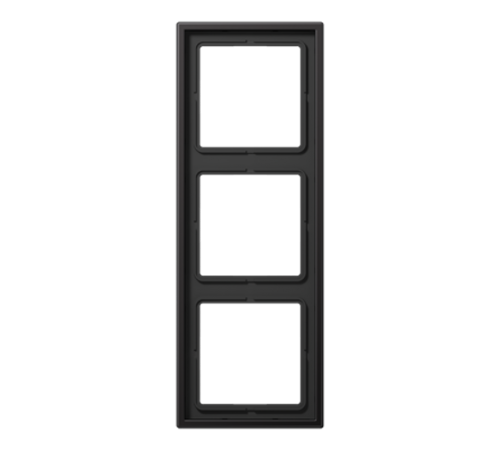 Рамка для вертикальной и горизонтальной установки, 3 поста; металл; dark; Aluminium  AL2983D  Jung