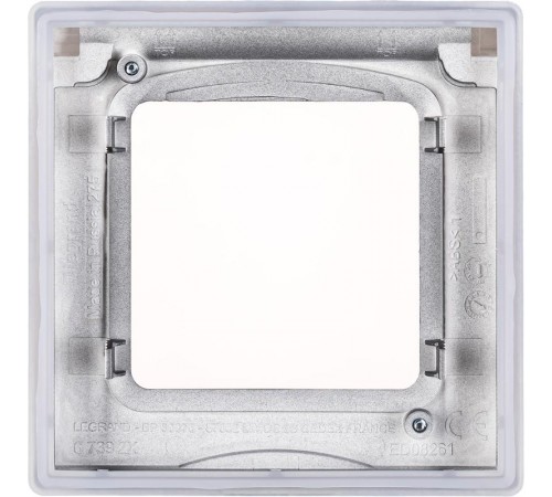 Inspiria Антрацит Рамка с защитной крышкой IP44  673923  Legrand