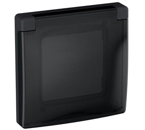 Inspiria Антрацит Рамка с защитной крышкой IP44  673923  Legrand